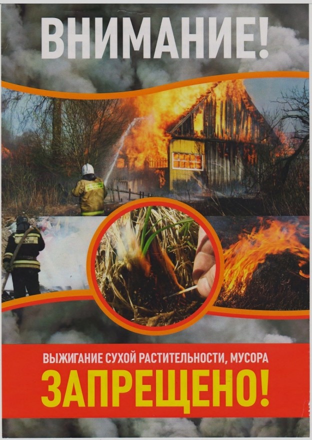 Памятка«Не допусти ландшафтный пожар!».